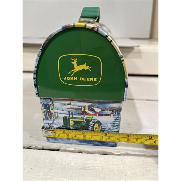 John Deere Tractor Tin Lunch Box Reproduction for Decorative Use and Storage - Picture 12 of 12